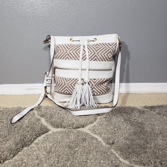 Elliott Lucca Handbags - SOLD Elliott Lucca Bali Woven Crossbody Bag